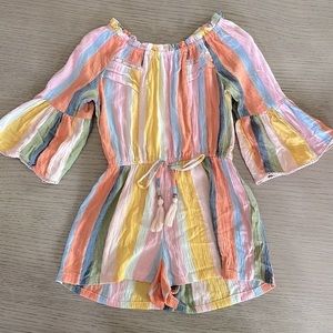 Angie Girls Colorful Romper Size Large - Never worn!